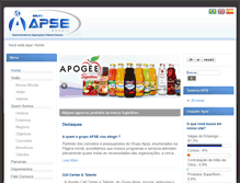 Tablet Screenshot of grupoapse.com.br